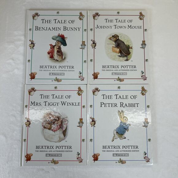 Peter Rabbit Library: 12 Book Box Set by Beatrix Potter 1997 GUC Bnfts Charity - Picture 6 of 12
